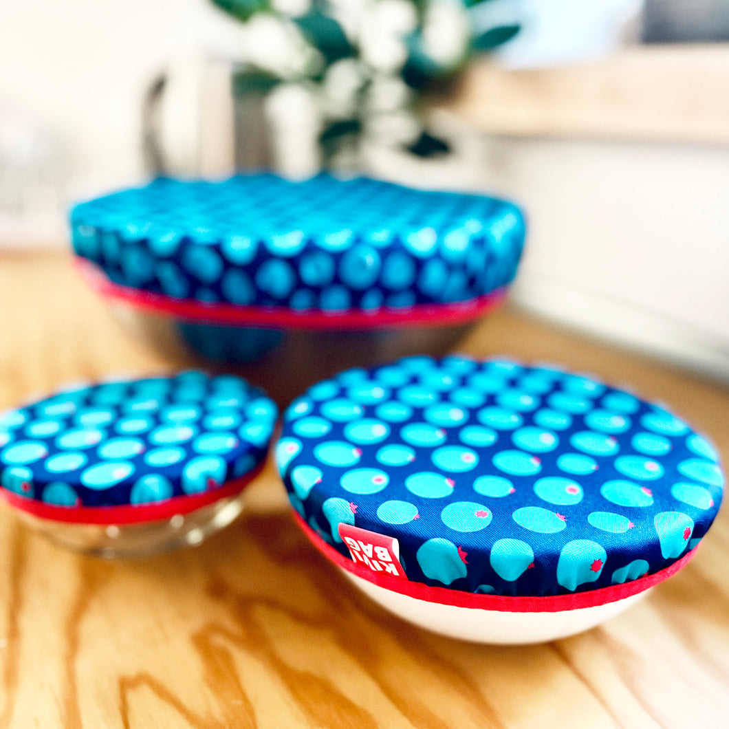 3x Bowl Covers (Blueberry)