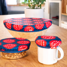 3x Bowl Covers (Pomegranate)