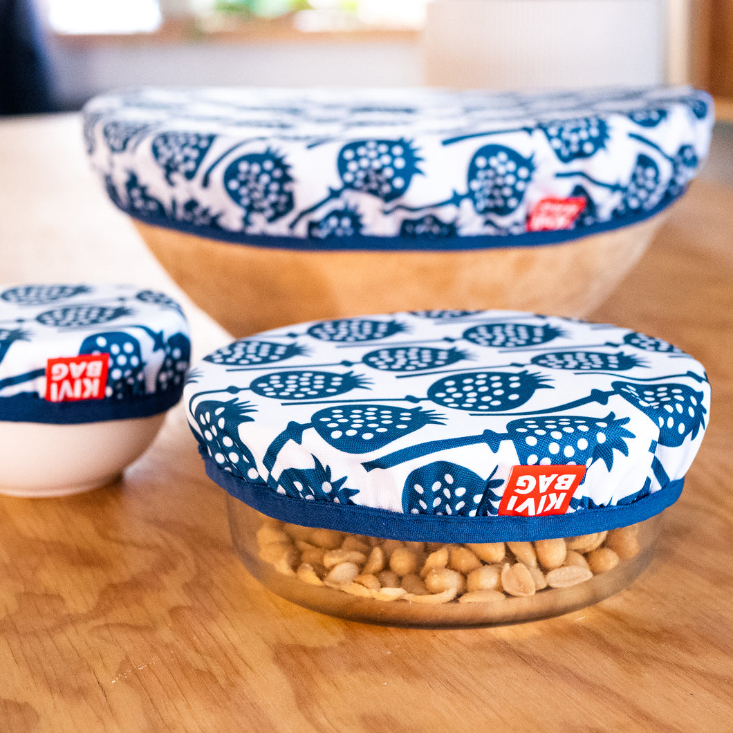 3x Bowl Covers (Poppy)