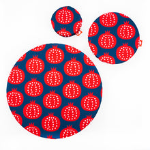 3x Bowl Covers (Pomegranate)