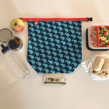 Lunch Bag Large (Cat Purple)