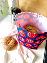 Bread Bag and Basket (Pomegranate)