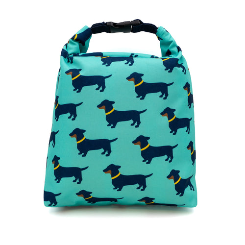 Lunch Bag (Dachshund Turquoise)