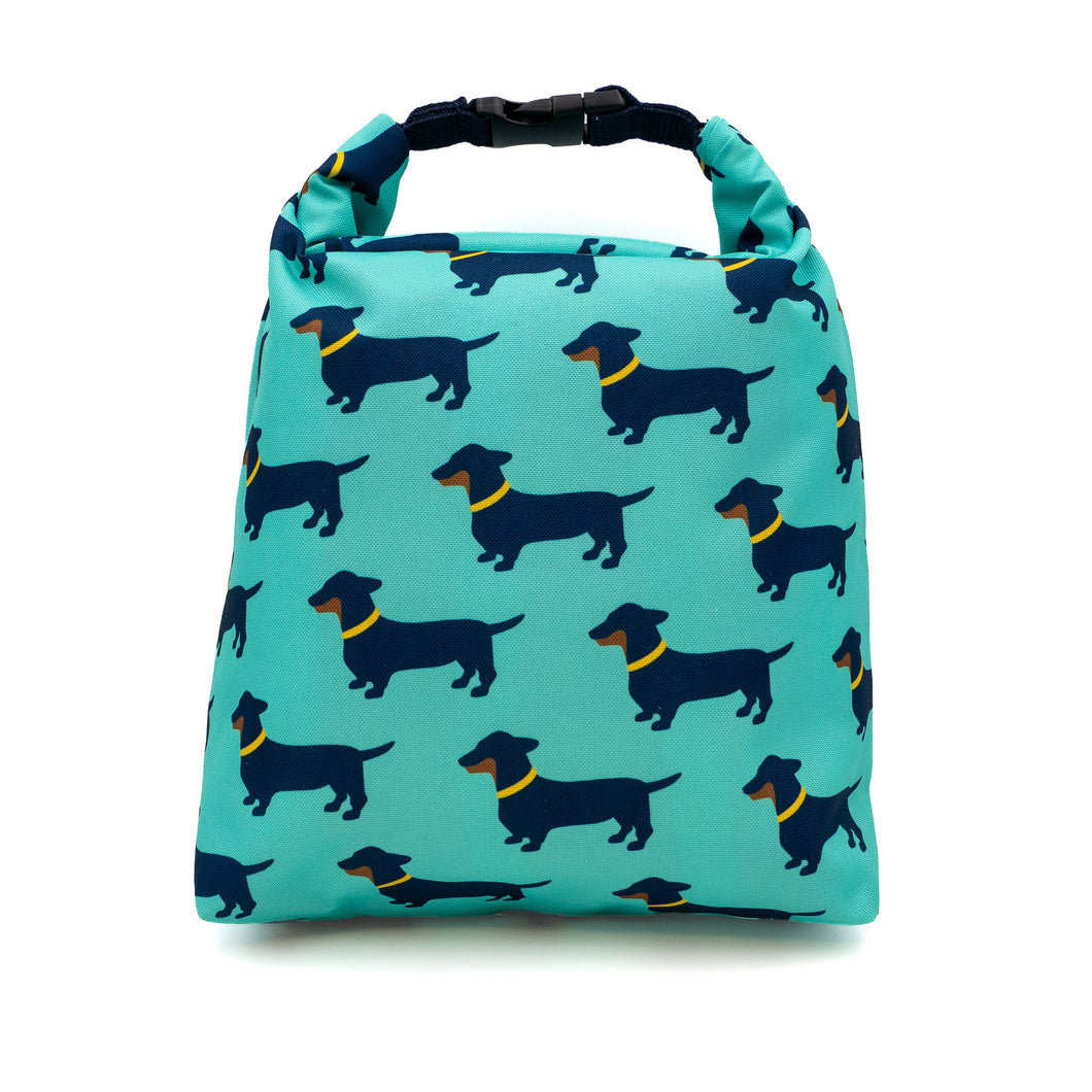 Lunch Bag (Dachshund Turquoise)