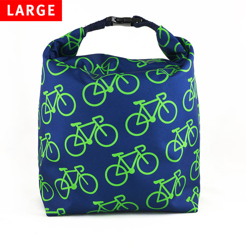 Lunch Bag Large (Bike Blue) - KIVIBAG