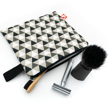 Zipper Bag (Triangle Grey)